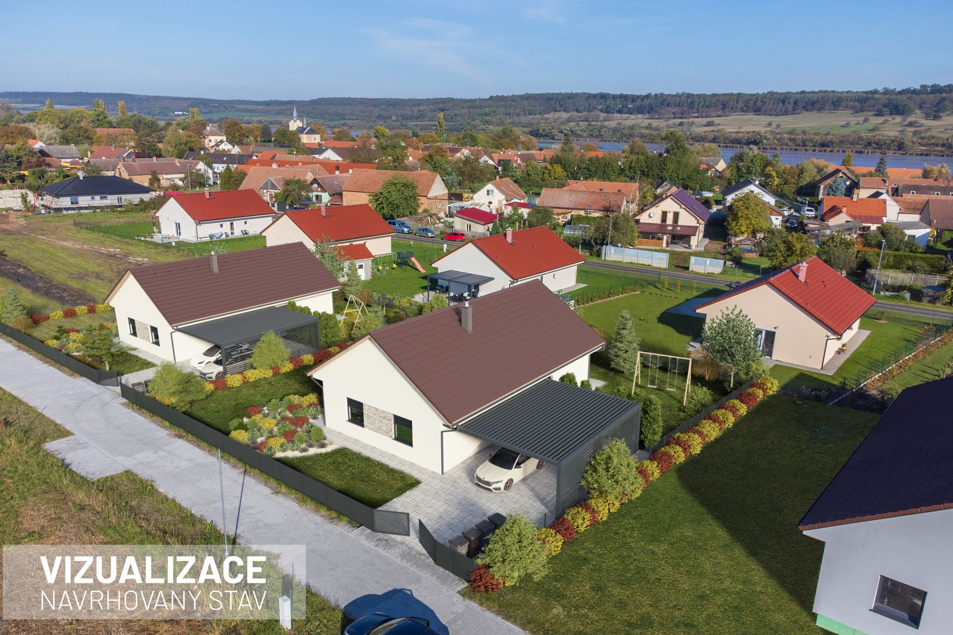 Stavební pozemky Choťovice u Kolína 1624m²