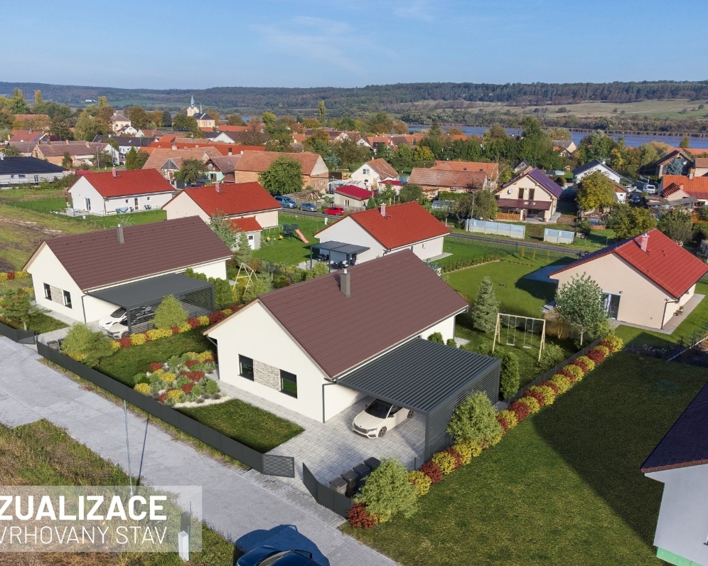 2 Stavební pozemky Choťovice u Kolína 1624m²
